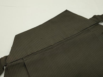 平和屋着物●男性　馬乗り袴　縞　正絹　逸品　CABC8397gh