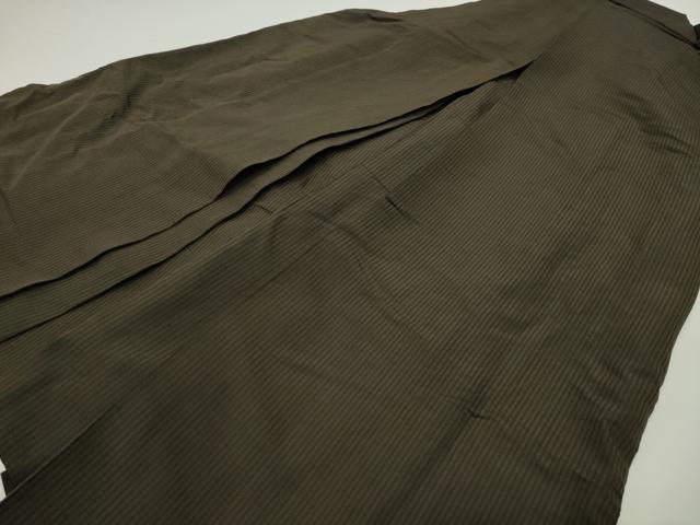 平和屋着物●男性　馬乗り袴　縞　正絹　逸品　CABC8397gh