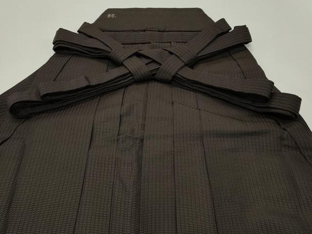 平和屋着物●男性　馬乗り袴　吉祥間道　正絹　逸品　CABC8399gh