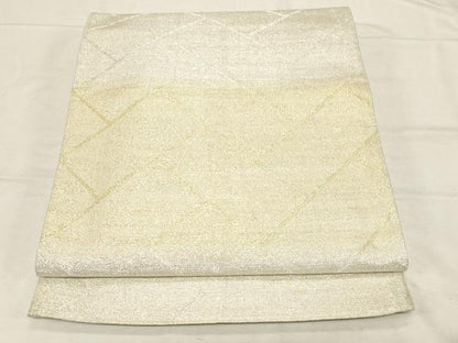 平和屋着物●桝屋高尾 ねん金綴錦 六通柄袋帯 名物裂聚文中桧垣 金銀糸 共箱付き 正絹 逸品 CABC8409dy