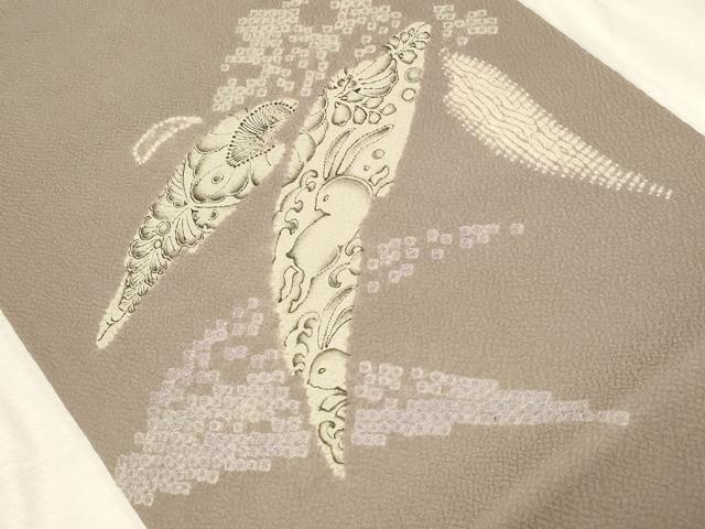 平和屋着物●西洞院辻が花 大脇一心 九寸名古屋帯 絞り 辻が花 逸品 CABC8414dy