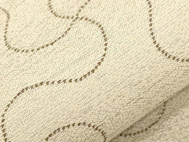 平和屋着物●九寸名古屋帯 幾何学文様 正絹 逸品 CABC8418dy