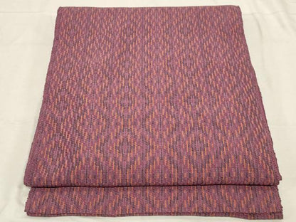 平和屋着物●八寸名古屋帯 菱間道 正絹 逸品 CABC8424dy