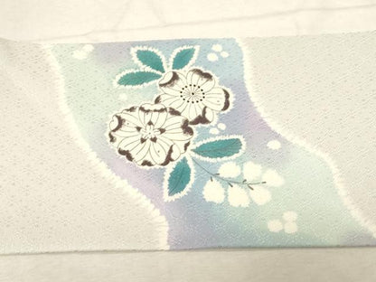 平和屋着物●九寸名古屋帯 辻が花 おび工房謹製 正絹 逸品 CABC8433dy
