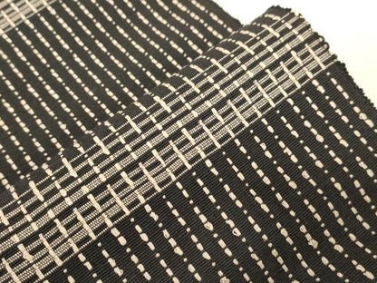 平和屋着物●八寸名古屋帯 縞 正絹 逸品 CABC8449dy