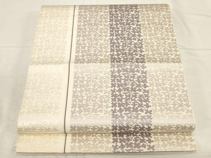 平和屋着物●本場筑前博多織　八寸名古屋帯　舞花文　逸品　CABC8452dy