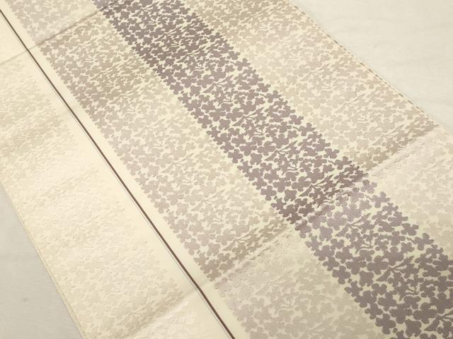 平和屋着物●本場筑前博多織　八寸名古屋帯　舞花文　逸品　CABC8452dy