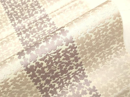 平和屋着物●本場筑前博多織　八寸名古屋帯　舞花文　逸品　CABC8452dy