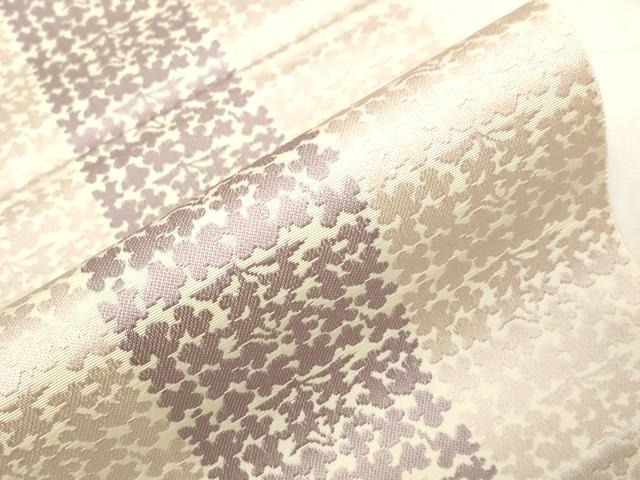 平和屋着物●本場筑前博多織　八寸名古屋帯　舞花文　逸品　CABC8452dy