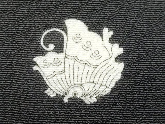平和屋着物■豪華黒留袖 刺繍 立波飛鶴枝松文 暈し染め 金彩 正絹 逸品 CABC8860fb