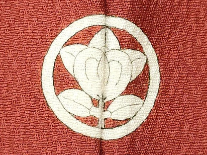 平和屋着物■上質な色無地　蘇芳色　正絹　逸品　未使用　CABC8862fb