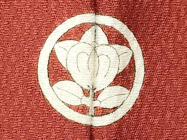 平和屋着物■上質な色無地　蘇芳色　正絹　逸品　未使用　CABC8862fb