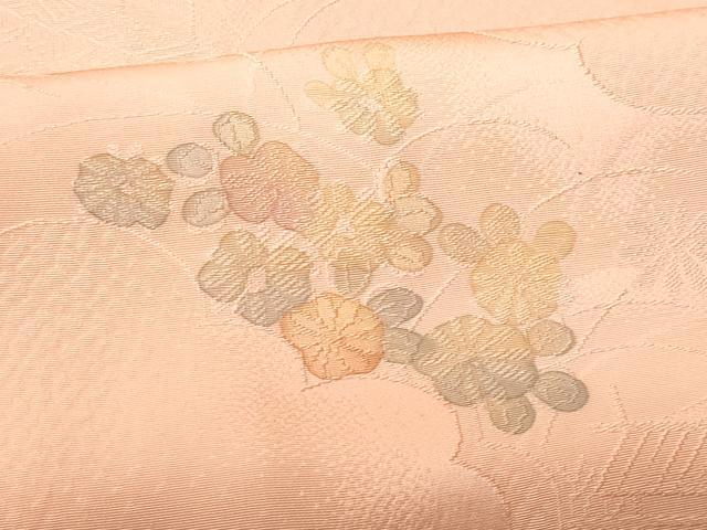 平和屋着物■上質な小紋 地紋起こし 風景花文 正絹 逸品 CABC8884fb
