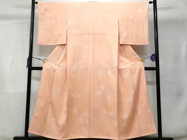 平和屋着物■上質な小紋 楓 正絹 逸品 CABC8885fb