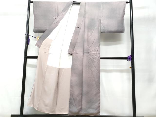 平和屋着物■上質な小紋 青海波 暈し染め 正絹 逸品 CABC8889fb