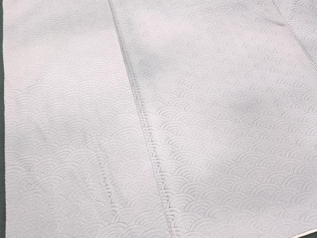 平和屋着物■上質な小紋 青海波 暈し染め 正絹 逸品 CABC8889fb