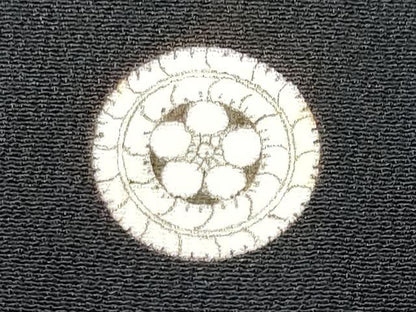 平和屋着物■豪華黒留袖 作家物 刺繍 尾長鳥屏風花文 金彩 正絹 逸品 CABC8894fb