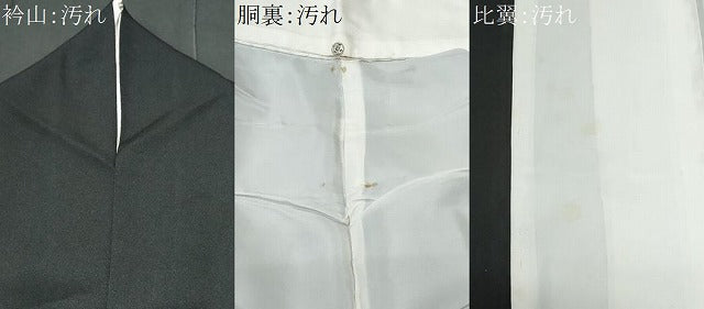 平和屋着物■豪華黒留袖 駒刺繍 雲取り扇面吉祥花文 金銀彩 正絹 逸品 CABC8903fb
