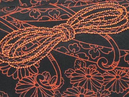 平和屋着物■中国三大刺繍　相良刺繍　黒留袖　作家物　花車文　正絹　逸品　CABC8929fb