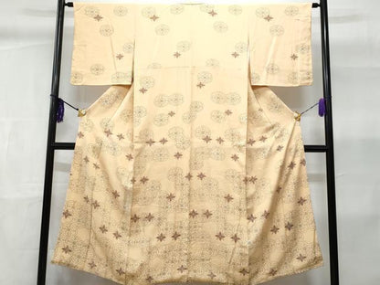 平和屋着物■訪問着　七宝花文　正絹　逸品　CABC8931fb