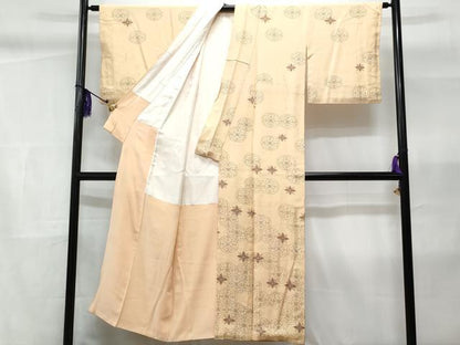平和屋着物■訪問着　七宝花文　正絹　逸品　CABC8931fb