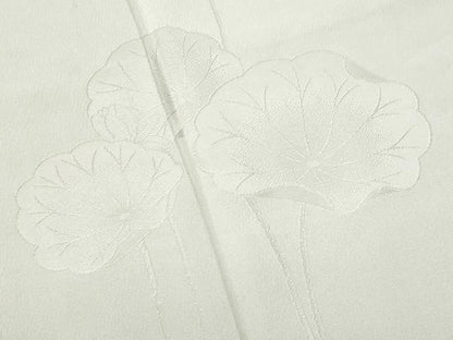 平和屋着物■豪華色留袖　蓮　柳鼠色　正絹　逸品　未使用　CABC8943fb