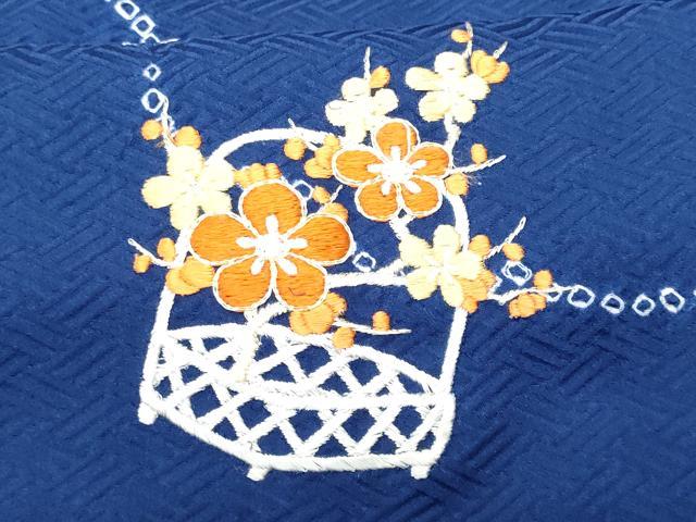 平和屋着物■訪問着　刺繍　枝葉文　金彩　正絹　逸品　CABC8962fb