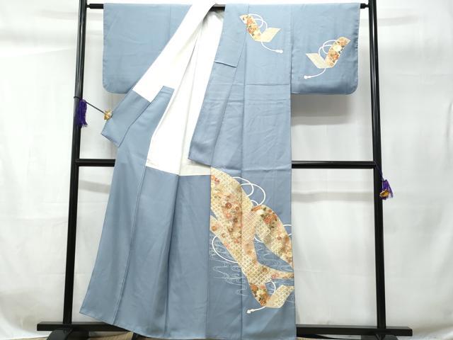 平和屋着物■訪問着 流水熨斗花文 金彩 正絹 逸品 CABC8969fb