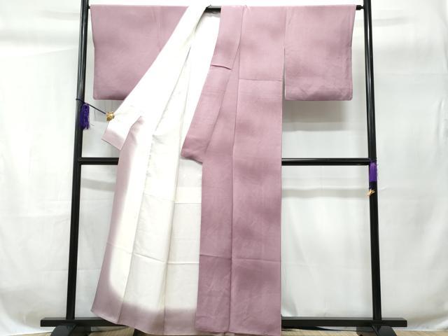 平和屋着物■上質な小紋 霞文 暈し染め 正絹 逸品 CABC8971fb