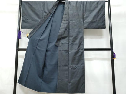 平和屋着物■男性 本場大島紬 亀甲文 正絹 逸品 CABC8989fb