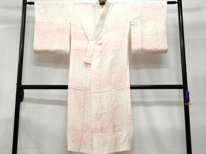 平和屋着物■長襦袢 無双仕立て 舞花文 暈し染め 正絹 逸品 CABC9000fb