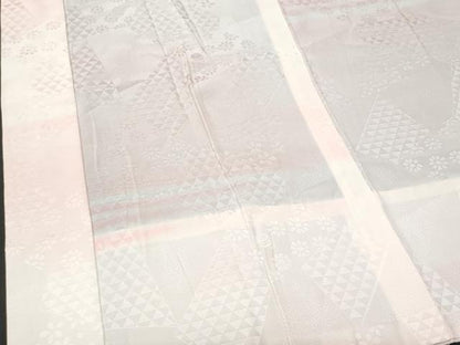 平和屋着物■長襦袢 無双仕立て 舞花文 暈し染め 正絹 逸品 CABC9000fb