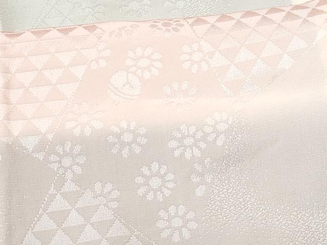 平和屋着物■長襦袢 無双仕立て 舞花文 暈し染め 正絹 逸品 CABC9000fb