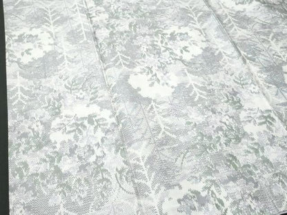 平和屋着物■上質な紬 樹林文 正絹 逸品 CABC9005fb