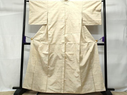 平和屋着物■上質な紬 横段文 正絹 逸品 CABC9025fb