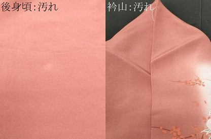 平和屋着物■訪問着　草花文　暈し染め　正絹　逸品　CABC9072fb