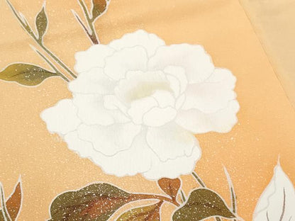 平和屋着物■訪問着 枝花文 暈し染め 金彩 正絹 逸品 CABC9103fb