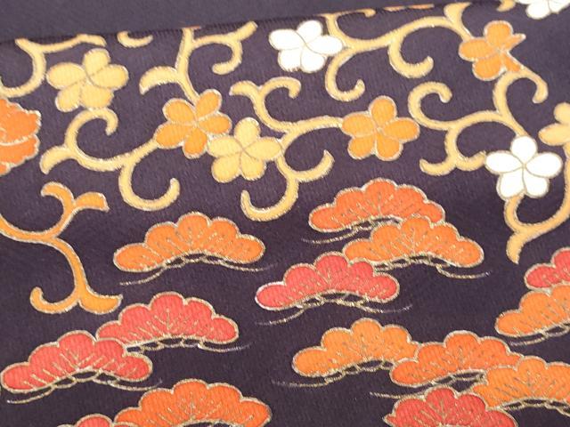 平和屋着物■訪問着 花唐草文 金彩 正絹 逸品 CABC9105fb