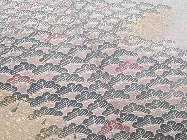 平和屋着物■訪問着 立波枝松文 暈し染め 金彩 正絹 逸品 CABC9136fb