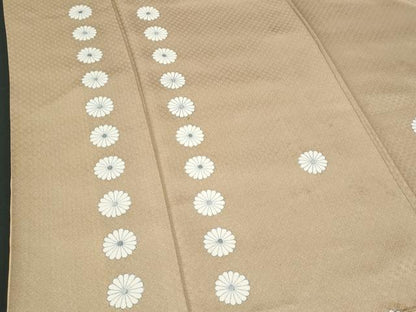 平和屋着物■上質な小紋 菊 正絹 逸品 CABC9138fb