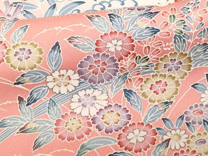 平和屋着物■訪問着 立波籬花文 暈し染め 正絹 逸品 CABC9143fb
