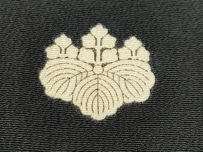 平和屋着物■豪華黒留袖 駒刺繍 笹竹南天文 金彩 正絹 逸品 CABC9146fb