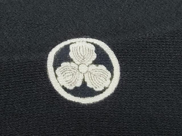 平和屋着物▼豪華黒留袖　刺繍　飛鶴文　金銀彩　正絹　逸品　CABC9331th