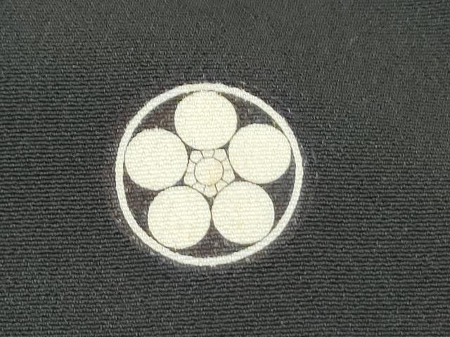 平和屋着物▼豪華黒留袖　駒刺繍　道長花文　金彩　正絹　逸品　CABC9333th