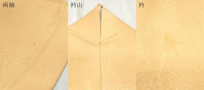 平和屋着物▼上質な小紋 枝花地紋 暈し染め 正絹 逸品 CABC9423th
