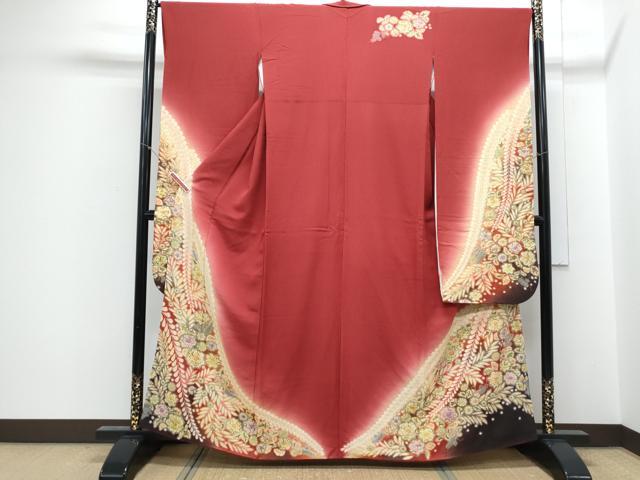 平和屋着物●豪華振袖　作家物　辻が花　暈し染め　正絹　逸品　CABC9585th