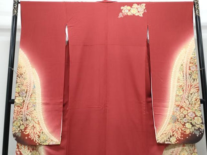 平和屋着物●豪華振袖　作家物　辻が花　暈し染め　正絹　逸品　CABC9585th