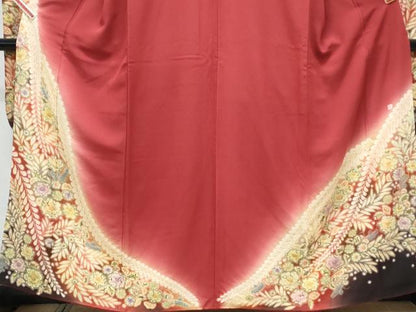 平和屋着物●豪華振袖　作家物　辻が花　暈し染め　正絹　逸品　CABC9585th