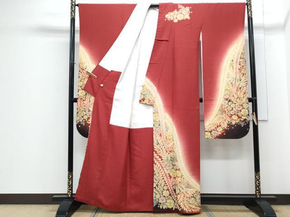 平和屋着物●豪華振袖　作家物　辻が花　暈し染め　正絹　逸品　CABC9585th