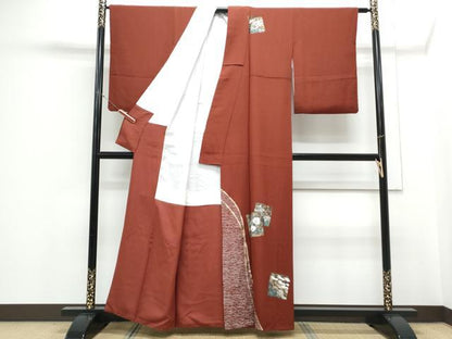 平和屋着物▼訪問着　作家物　螺鈿物語　金彩　正絹　逸品　CABC9594th